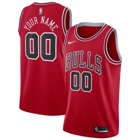 Muške NBA Dres Chicago Bulls Personalizirani Nike 2022-23 Icon Edition Crvena Swingman